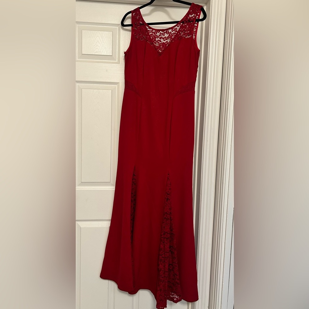 Fanny Fashion USA Elegant Burgundy Dress